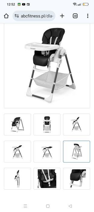 Krzesełko do karmienia Sapphire Kids Cocoon