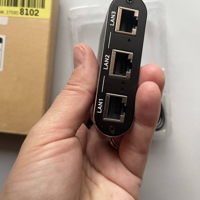 Мережевий разветвитель інтернету, активний 1x3,1000 Mbps