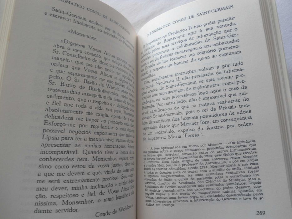 O Enigmático Conde de S. Germain de Pierre Ceria e Francois Ethuin