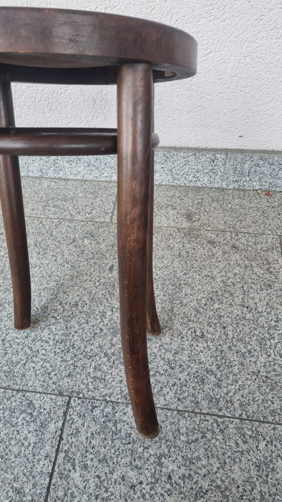 Thonet taboret krzesło gięte przedwojenne Art Deci Design