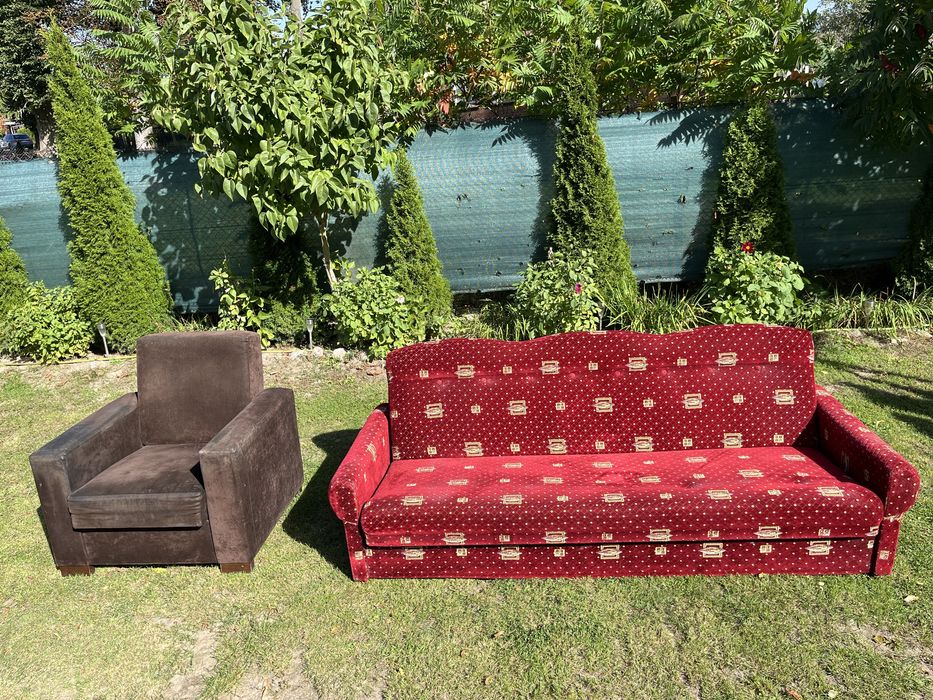 Oddam za darmo fotel i kanape