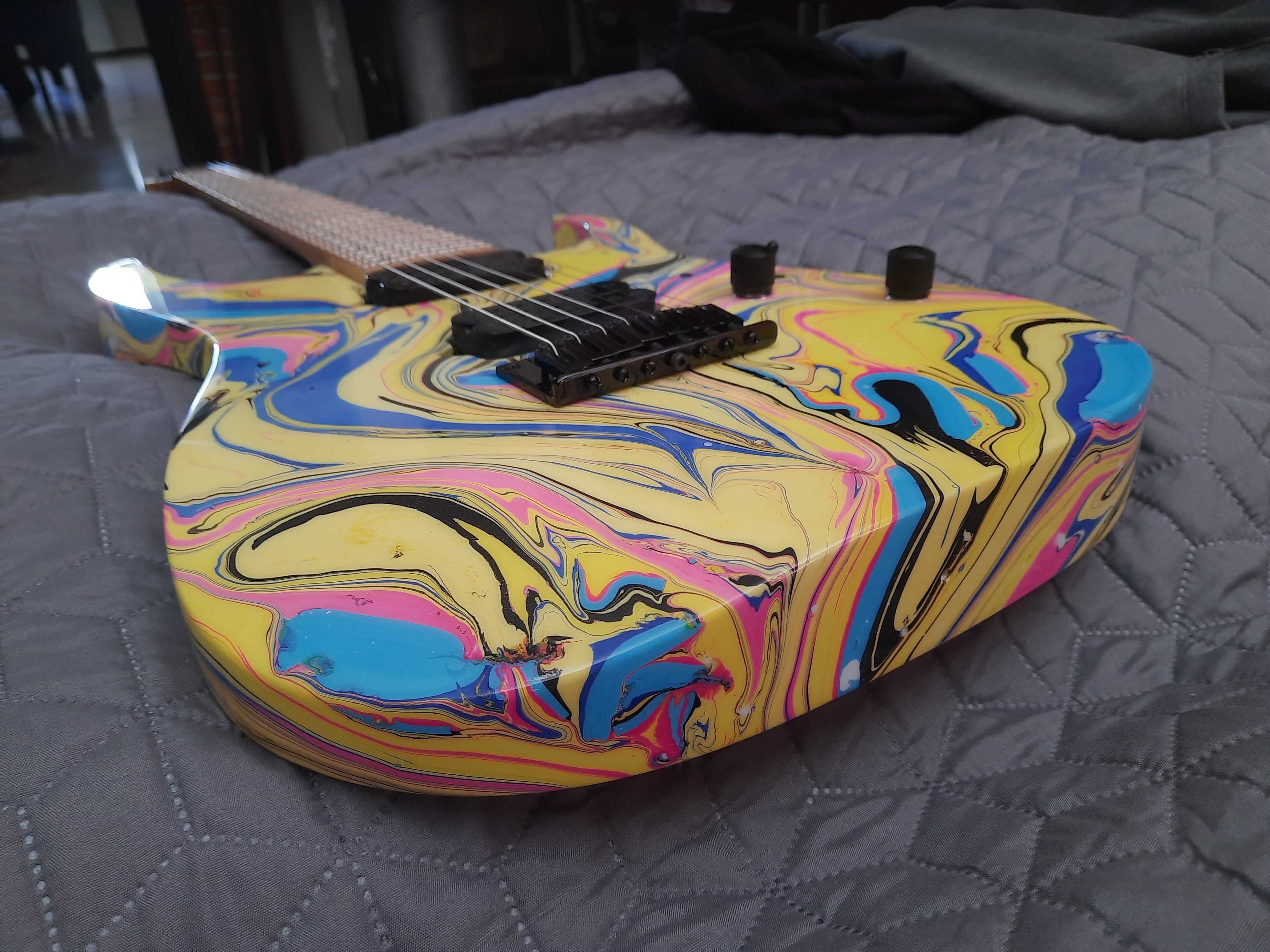 Gitara lutnicza body Ibanez Rg7621   7 strunowa.
