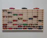 Półka Organizer na Autka / Resoraki Hot Wheels Sklejka 80 Miejsc