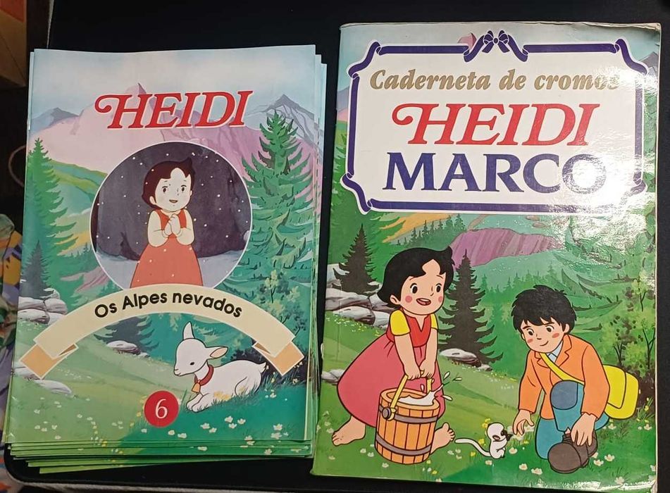 Coleção Heidi (Cardeneta de cromo e Coleção de livros)
