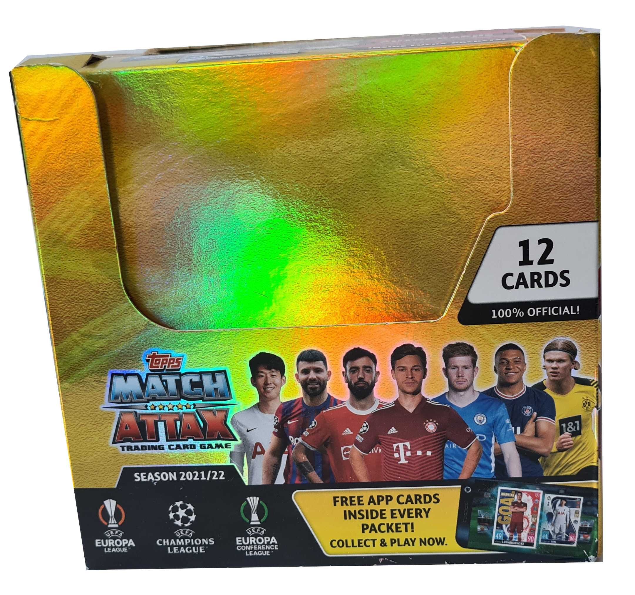 15 SASZETEK /180 KART Champions League UEFA Match Attax 2021/22