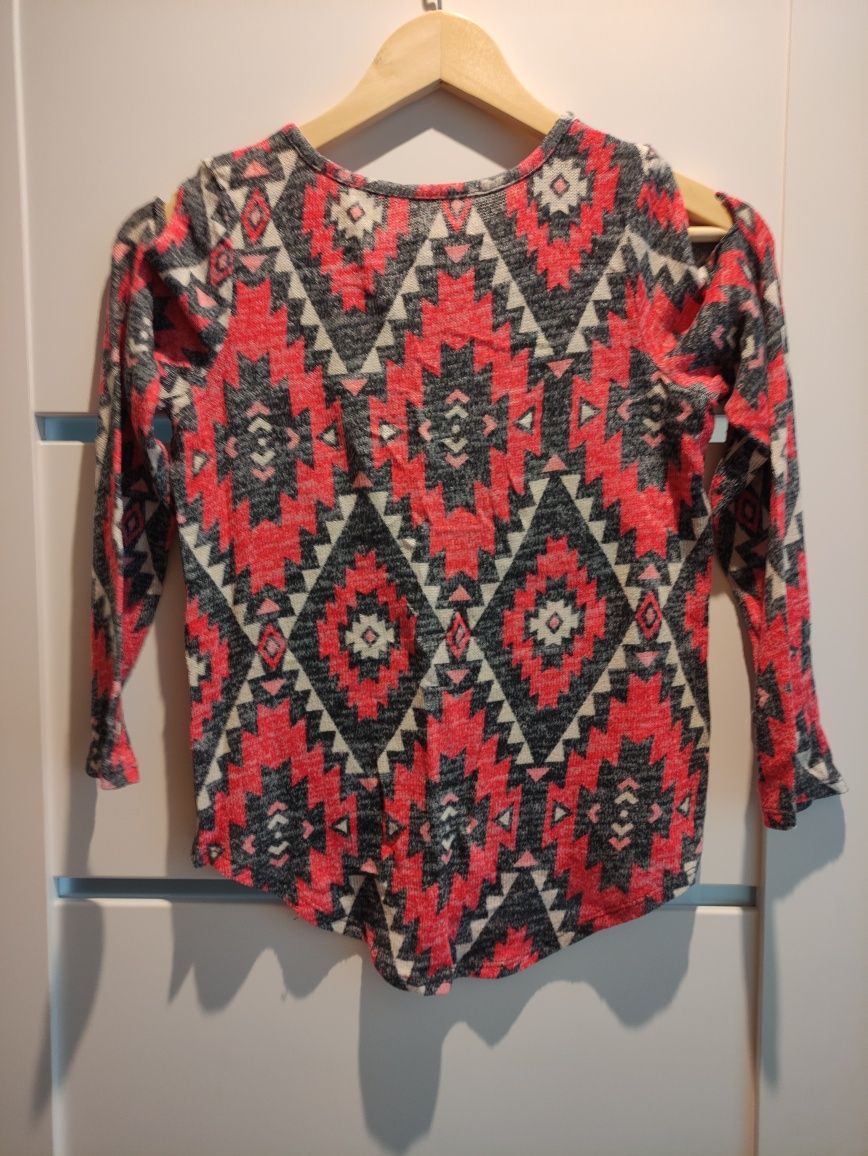 Sweter wzorzysty vintage