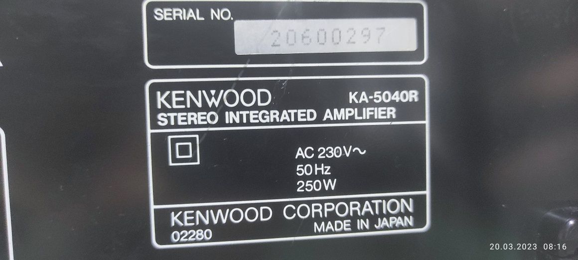 Достойный Японец Kenwood,Цена без торга!!!