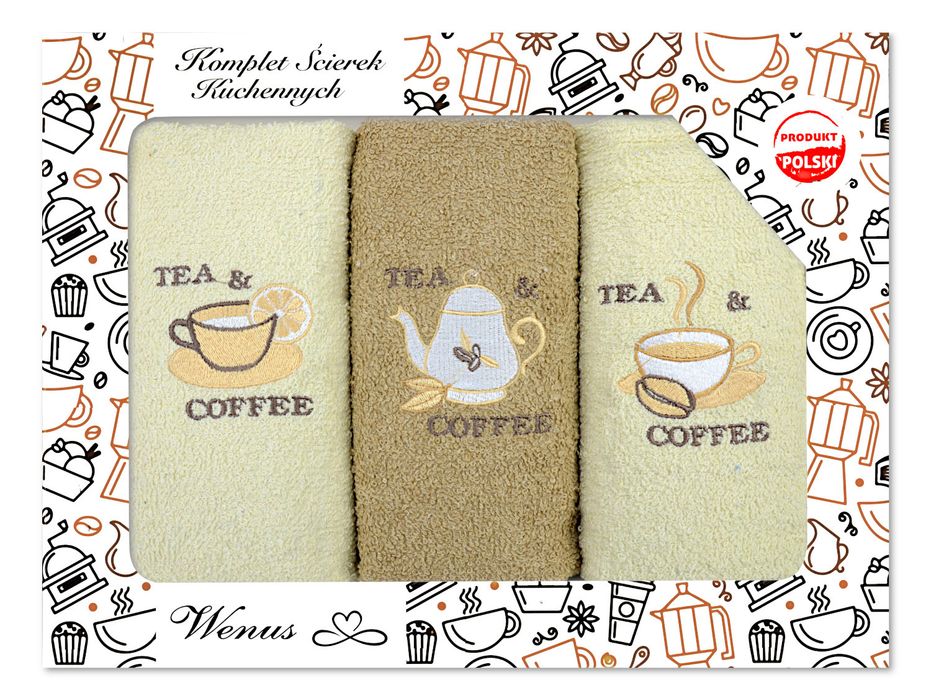 Zestaw ręczników kuchennych 3-częściowy WZ-19522 eStilex