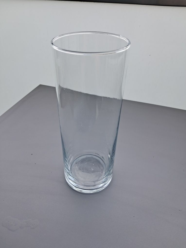 Wazon na kwiaty szklany owalny - minimalistyczny