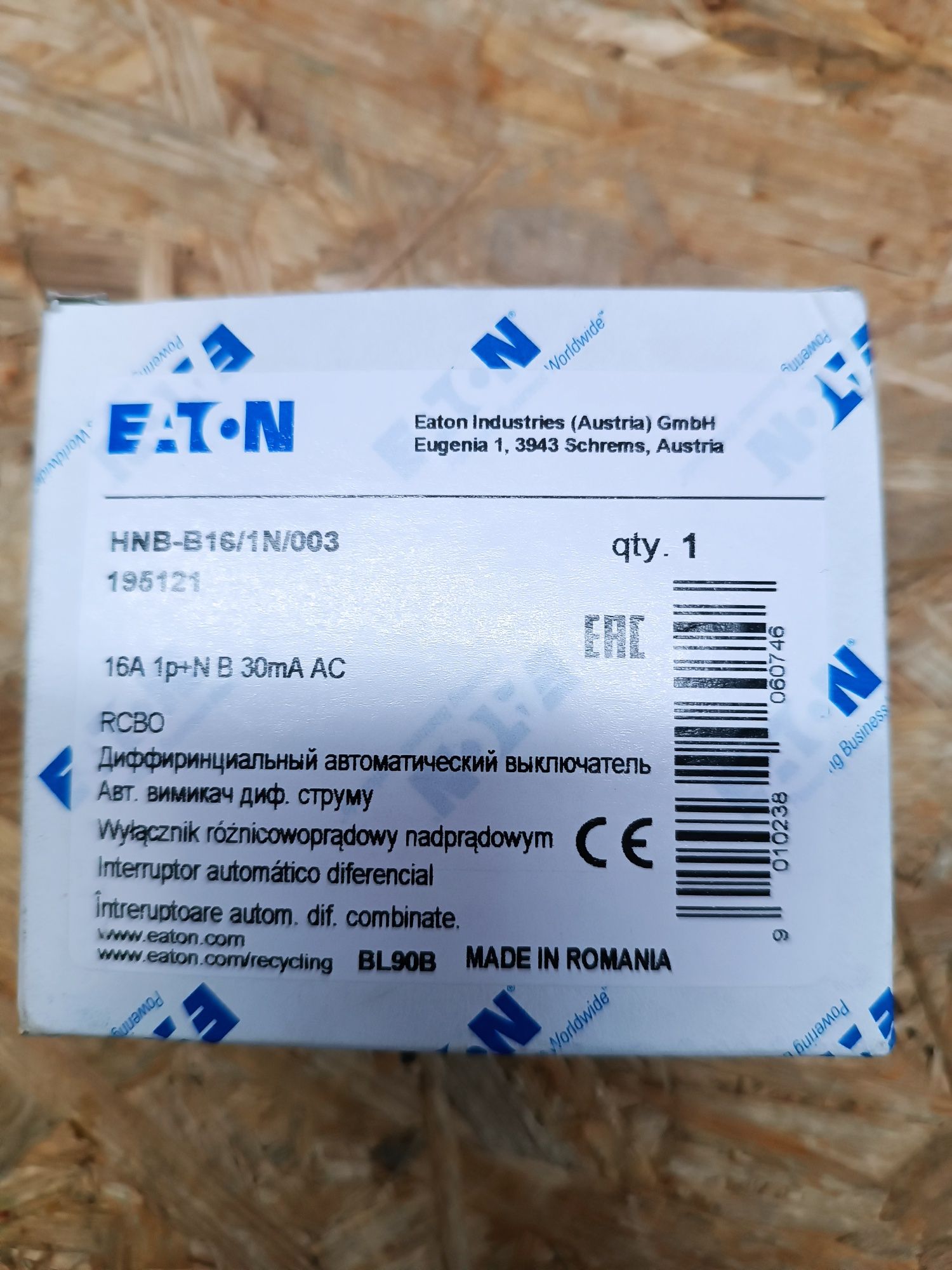 Eaton HNB-B16/1N/003 Róznicówka