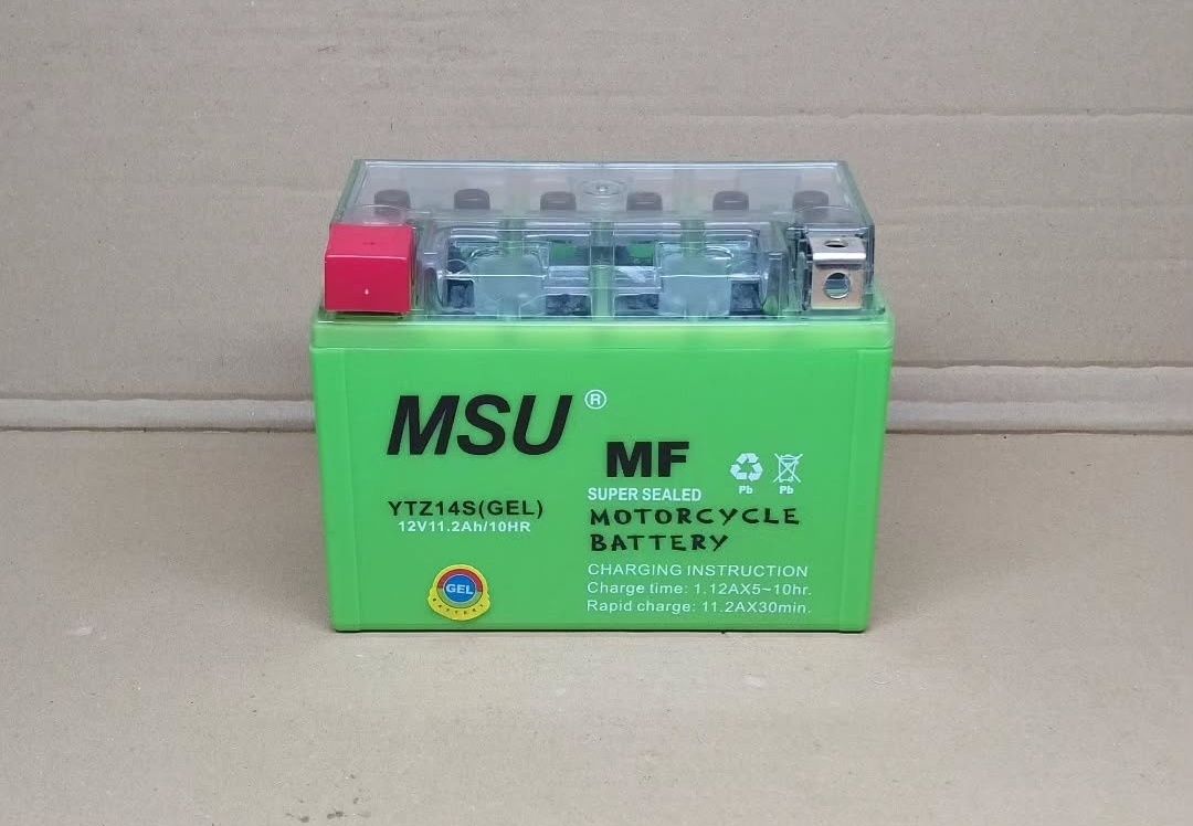 Аккумулятор мото GEL 12V 11.2A 150-87-107mm YTZ14S "MSU"