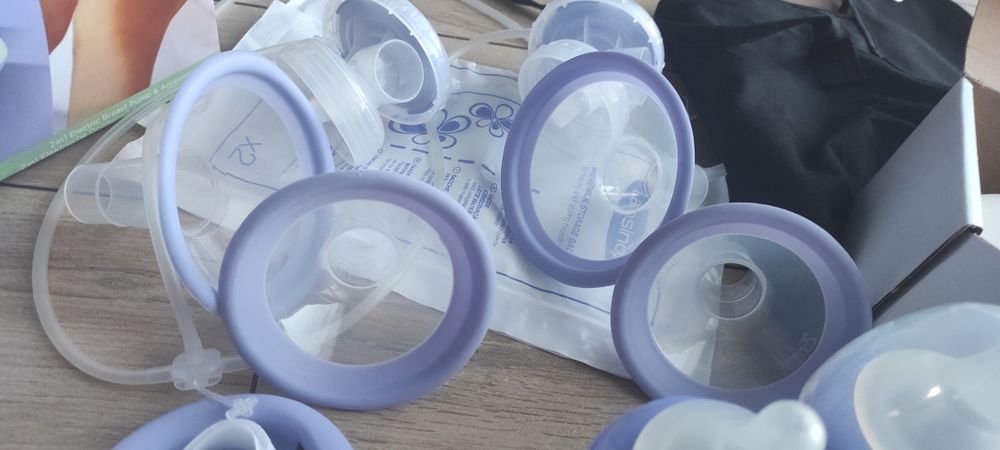 Kompletny zestaw laktator lansinoh elektryczny podwójny