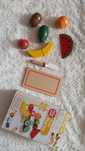 Play set fruit drewniane owoce do krojenia