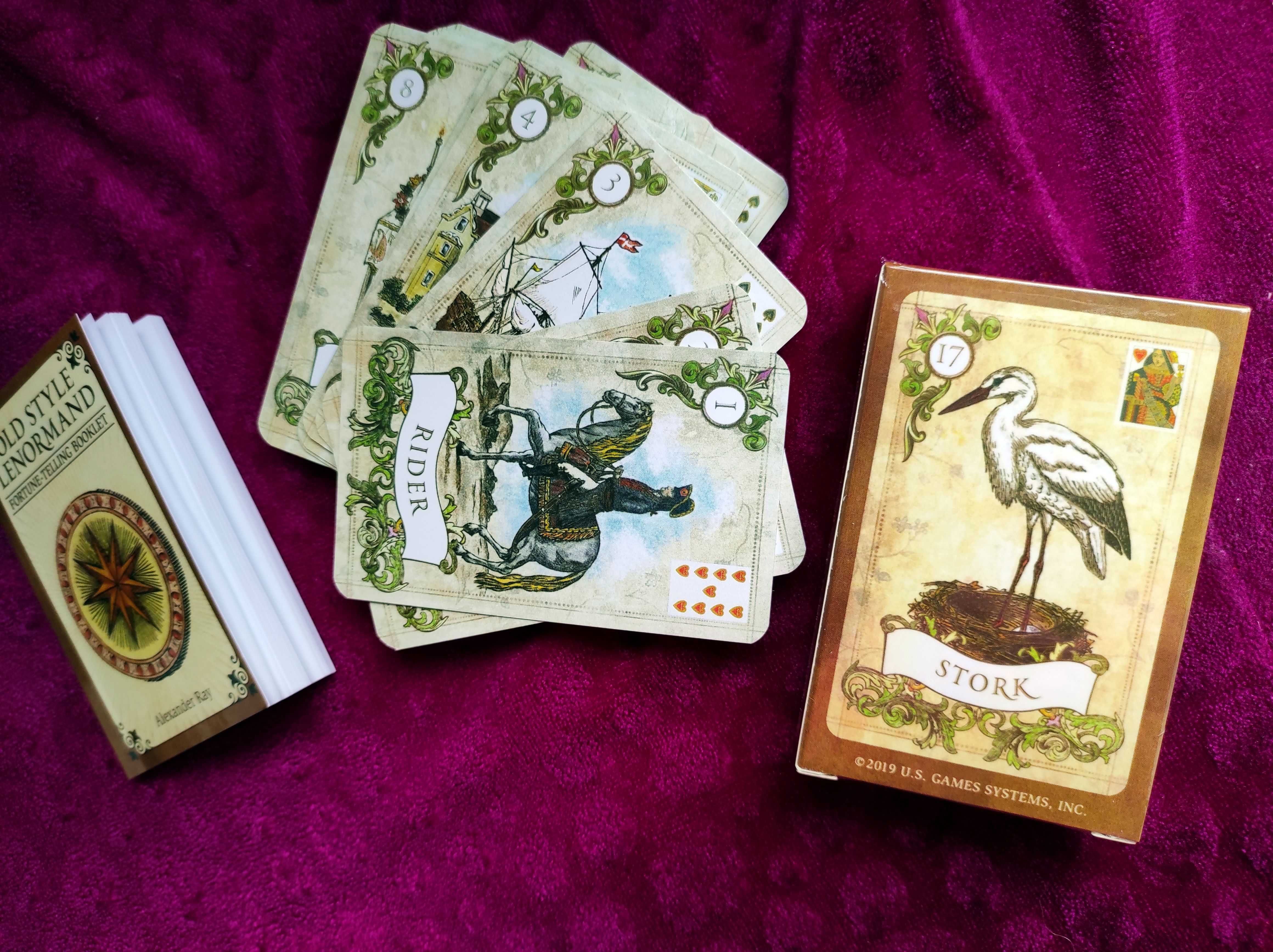 Оракул Старинная Ленорман Old Style Lenormand. Карты Таро