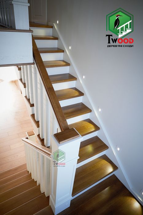 Монтаж деревʼяних сходів під ключ | Виготовлення сходів  Вінницька обл