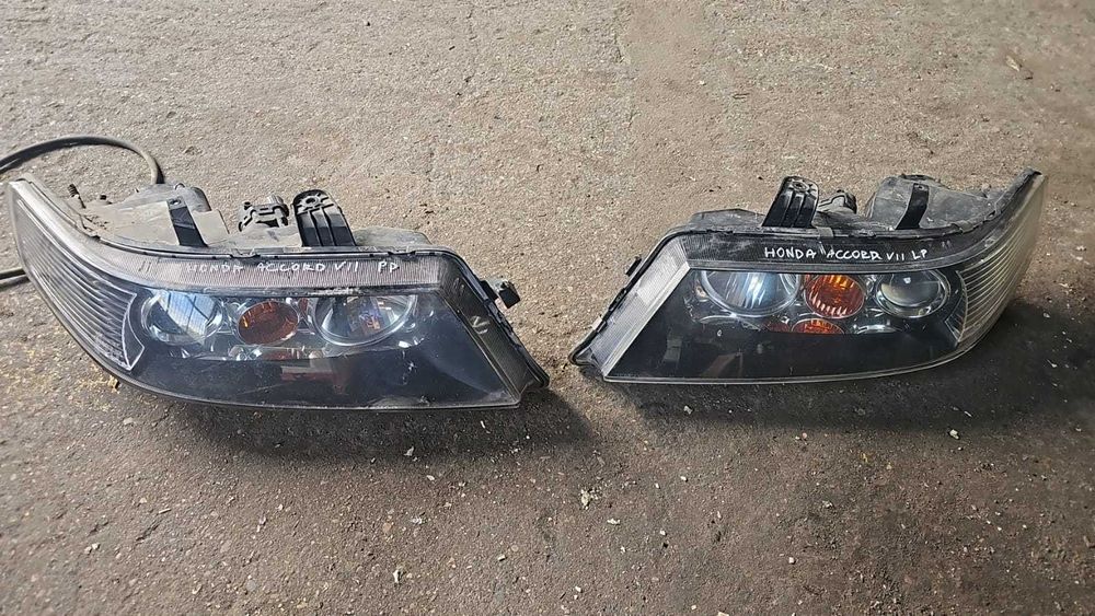Reflektory komplet lampa prawa, lampa lewa, Honda Accord 7