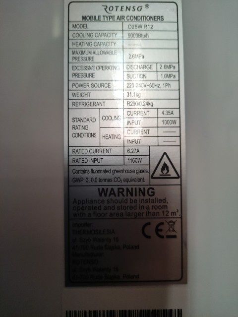 Klimatyzator przenośny Rotenso