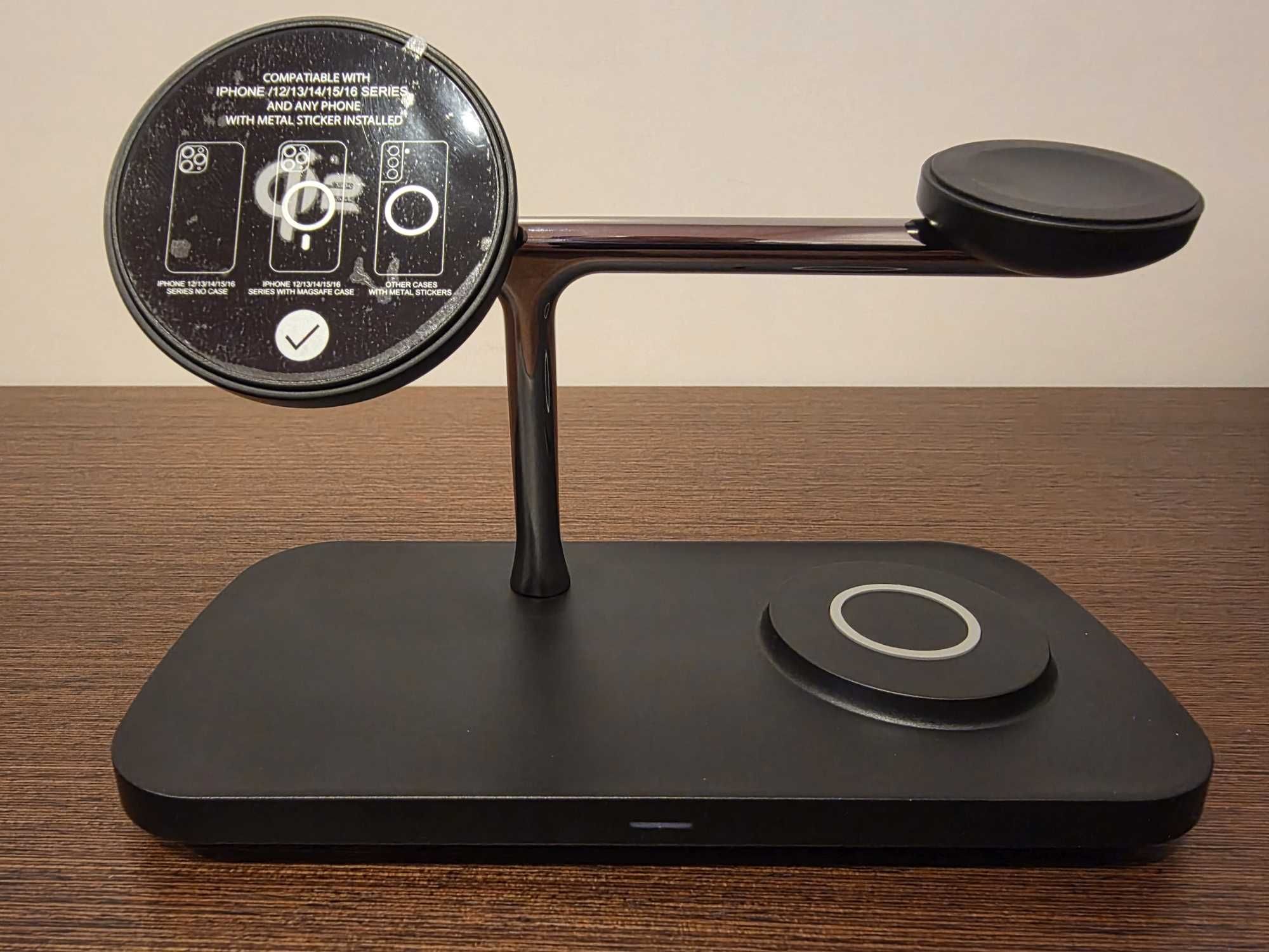 Qi2 Carregador Wireless Magnético 3 em 1 Samsung & Iphone
