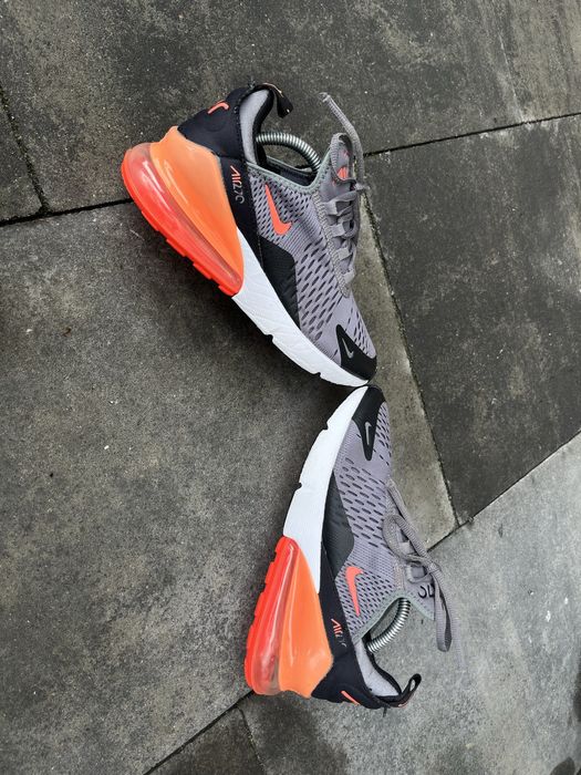 Nike Air 270 r. 36,5 szare biale pomaranczowe buty adidasy sneakersy