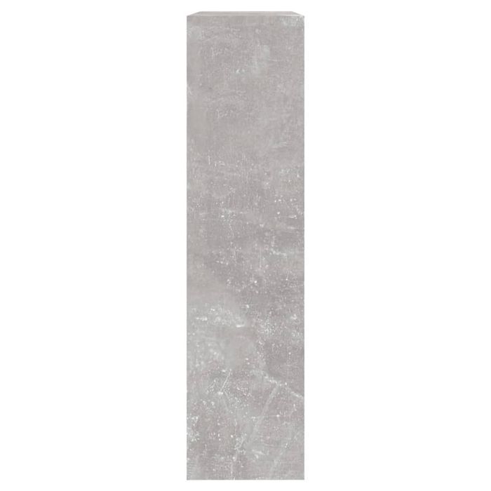 Vidaxl Szafka Na Buty, Lustro I 2 Szuflady, Szary Beton, 63X17X67 Cm