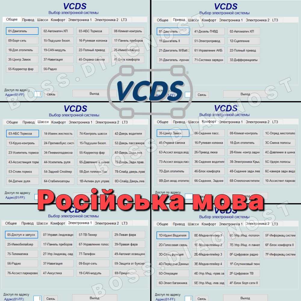 Vag Com HEX V2 Версія 23.6 Вася діагност на РОСІЙСЬКІЙ мові VCDS ГАРАН