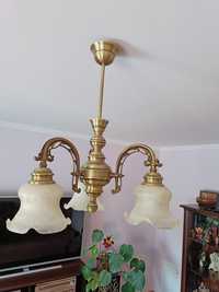 Żyrandol lampa sufitowa trzy klosze