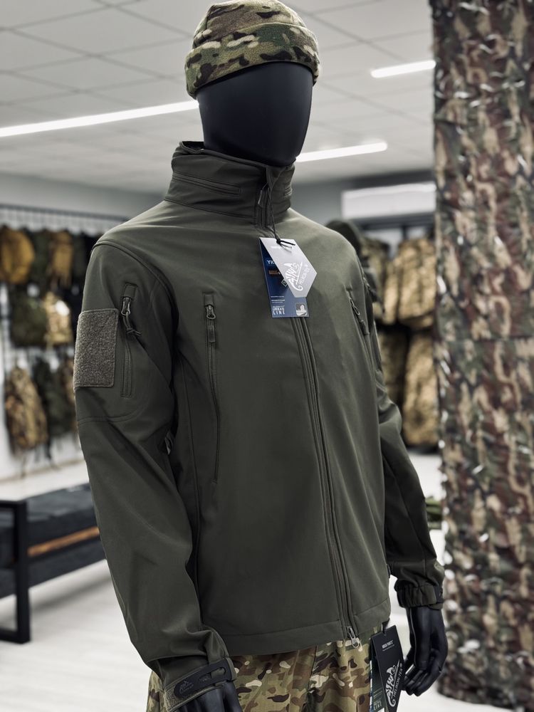 Куртка Helikon-Tex Gunfighter SharkSkin SoftShell Taiga green