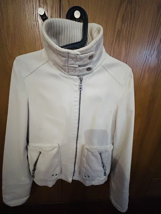 Casaco Mango cor creme