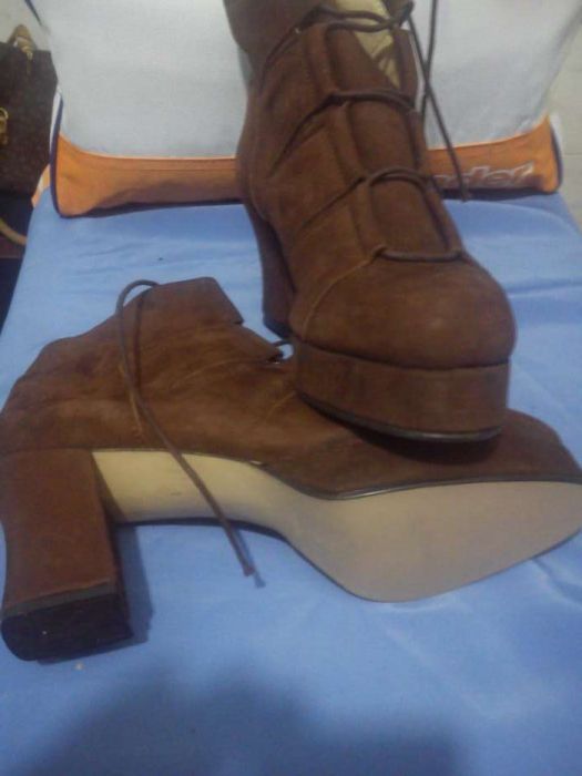 Botas castanhas senhora novas Regresso as aulas