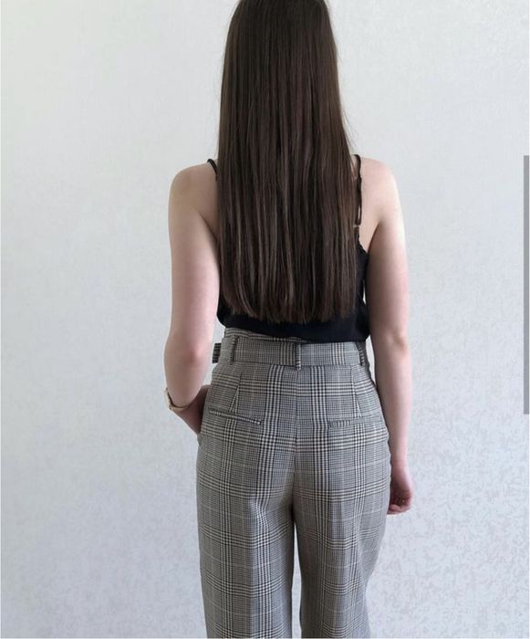 Штани брюки Zara жіночі джинси висока талія  skinny mom карго кюлоти