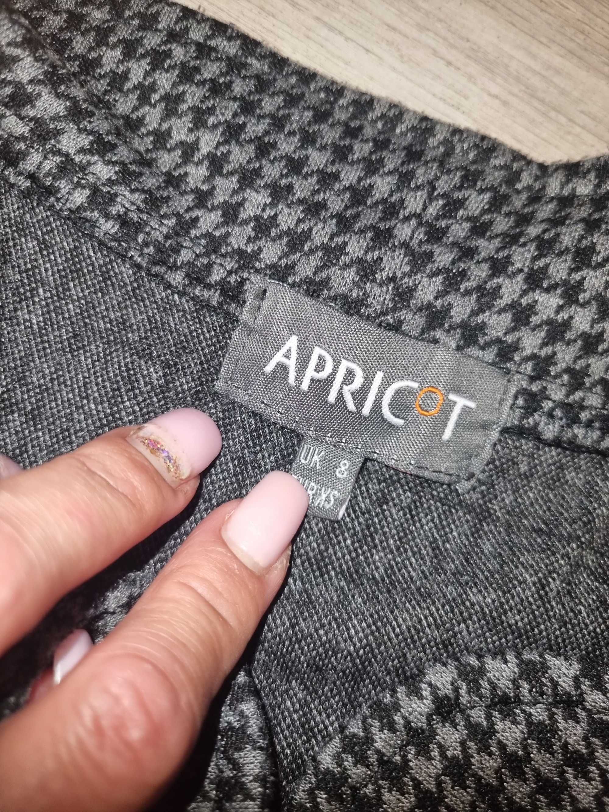 Szara sukienka z pepitką Apricot rozmiar XS