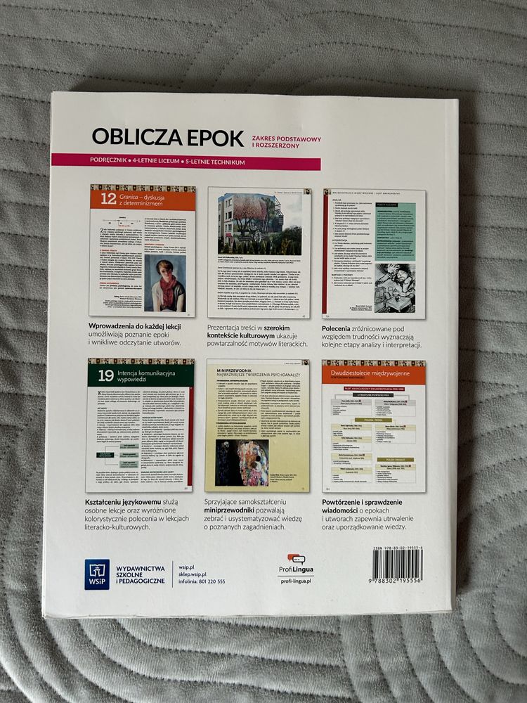 Podręcznik do języka polskiego Oblicza epok 3.2