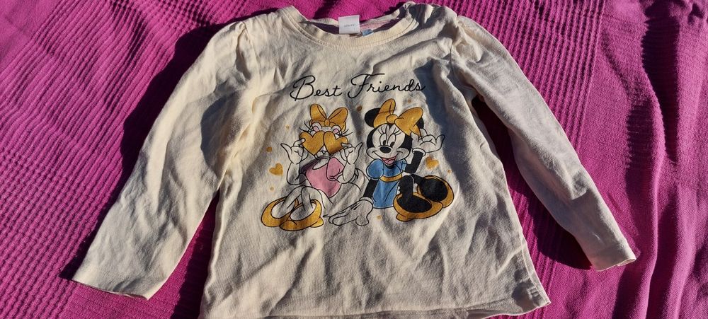 Disney minnie myszka Daisy 86 koszulka długi rękaw t-shirt