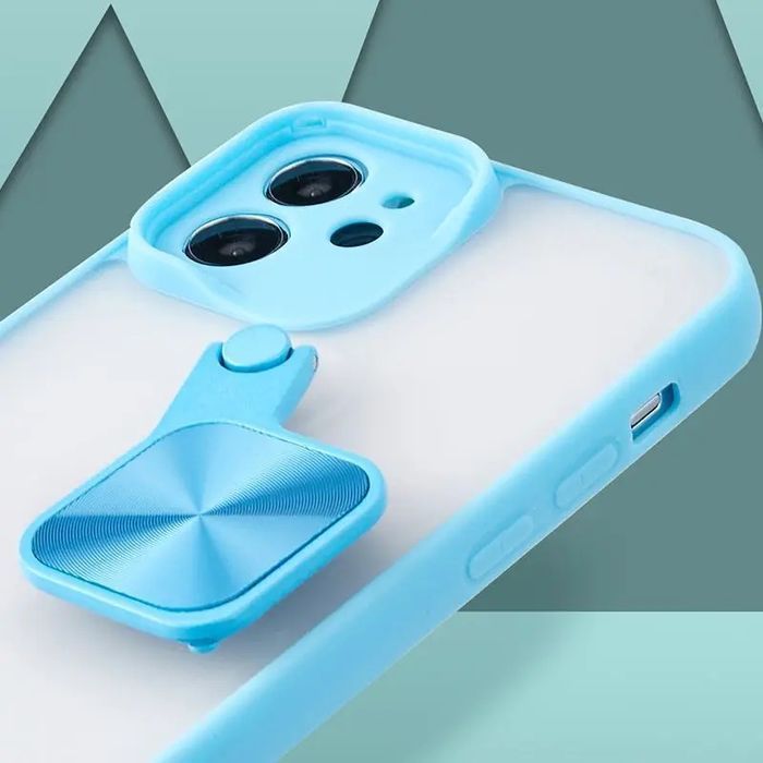 Etui Z Klapką Cyclops Case Do Samsung A12 Niebieski