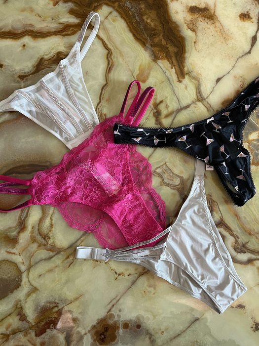 трусики,труси з камінням,трусы, білизна victoria’s secret багато
