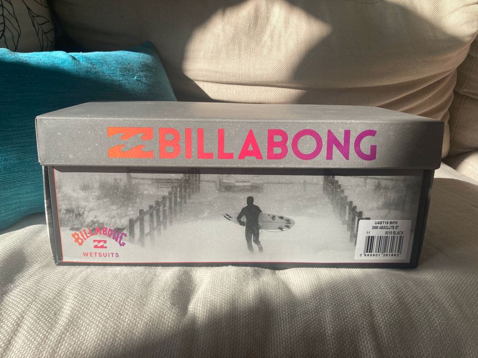 Botas de surf Billabong, tamanho 11 EUA, 10 UK, 44 Eur, SPLIT TOE