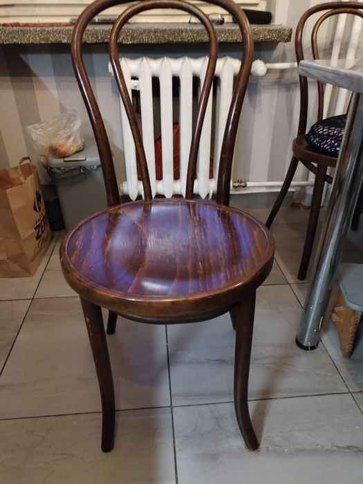 Krzesła z lat 60 dąb