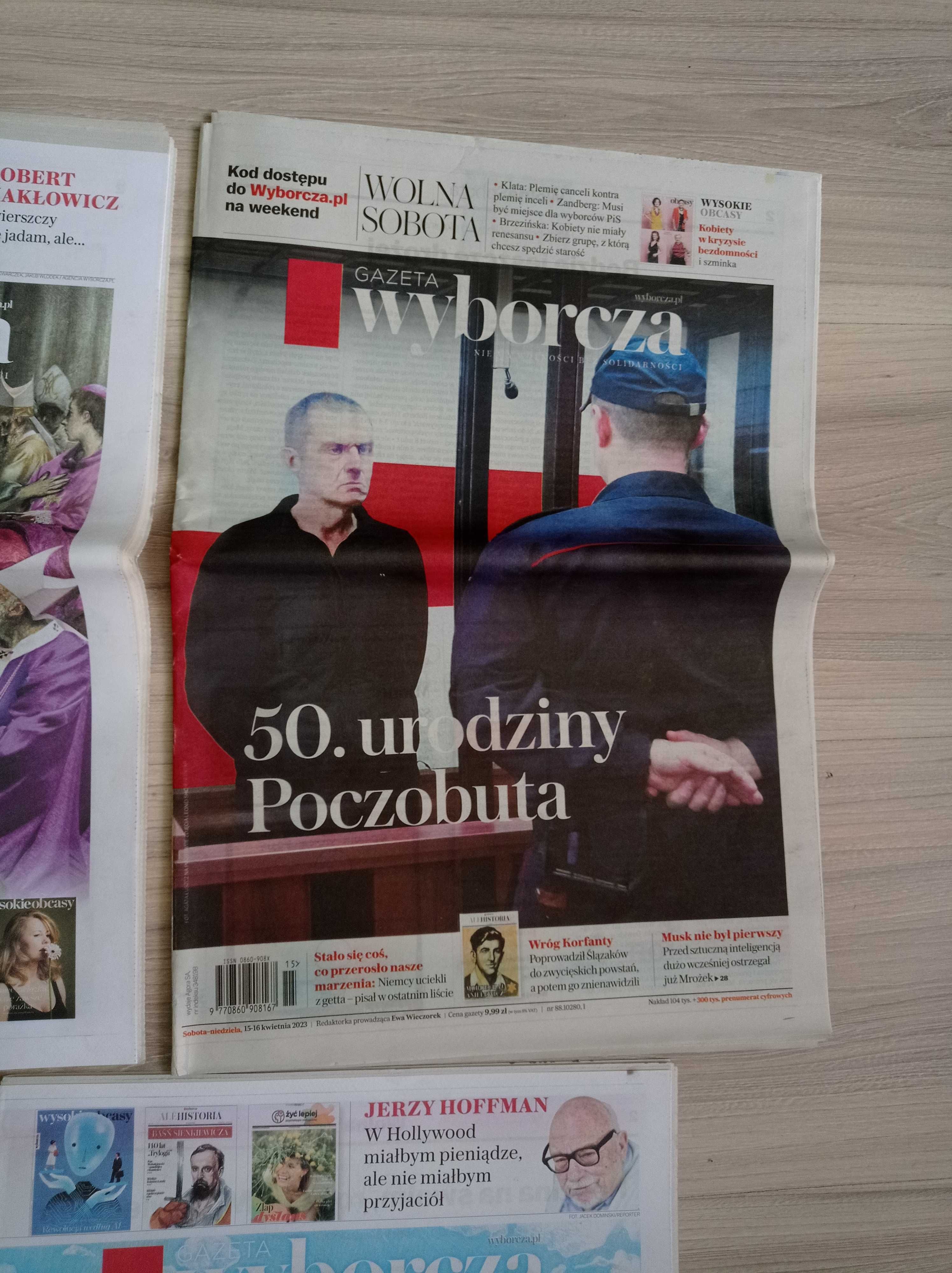 Gazeta Wyborcza, Wolna sobota, kwiecień 2023