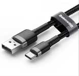 Kabel Baseus Usb A C czarny 2 metry Szybkie ładowanie