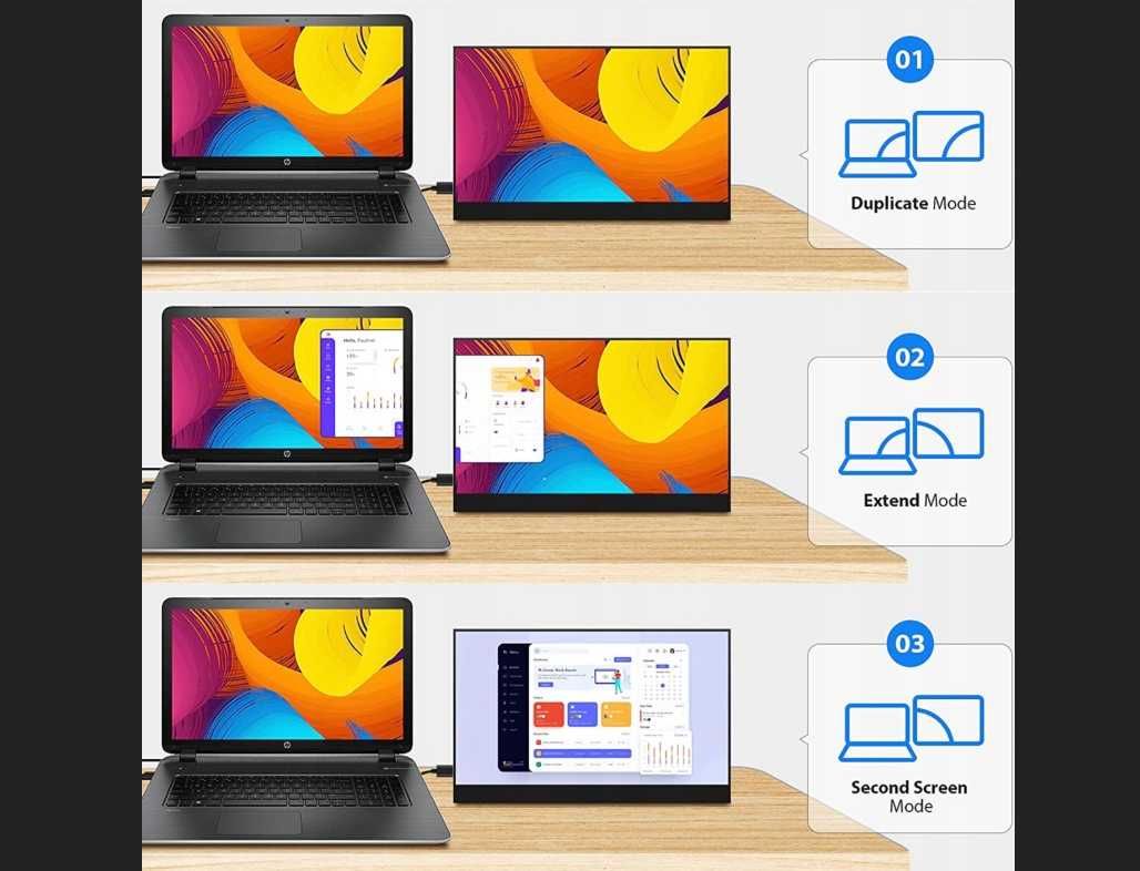 Monitor dotykowy, matowy, Electrons PM1600XTS-Touch 16" IPS FHD – HDR
