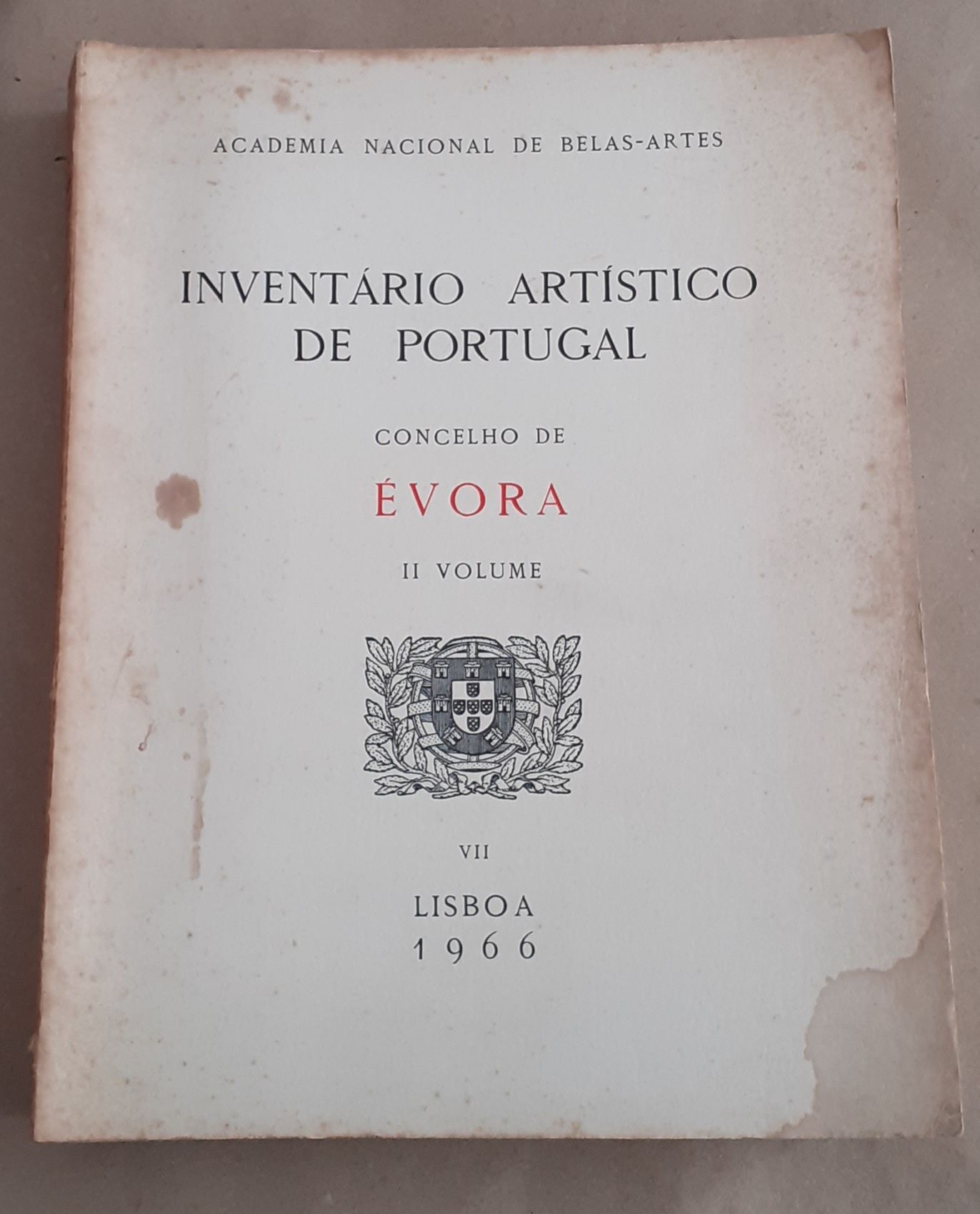 Inventário artístico de Évora - dois volumes