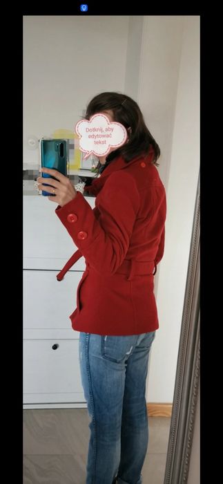 Płaszczyk jesienno-zimowy jesienno-wiosenny Róż. S stan bdb