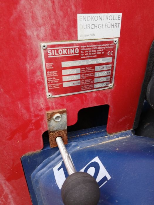 Wóz Paszowy Paszowóz SILOKING Tył Wysyp