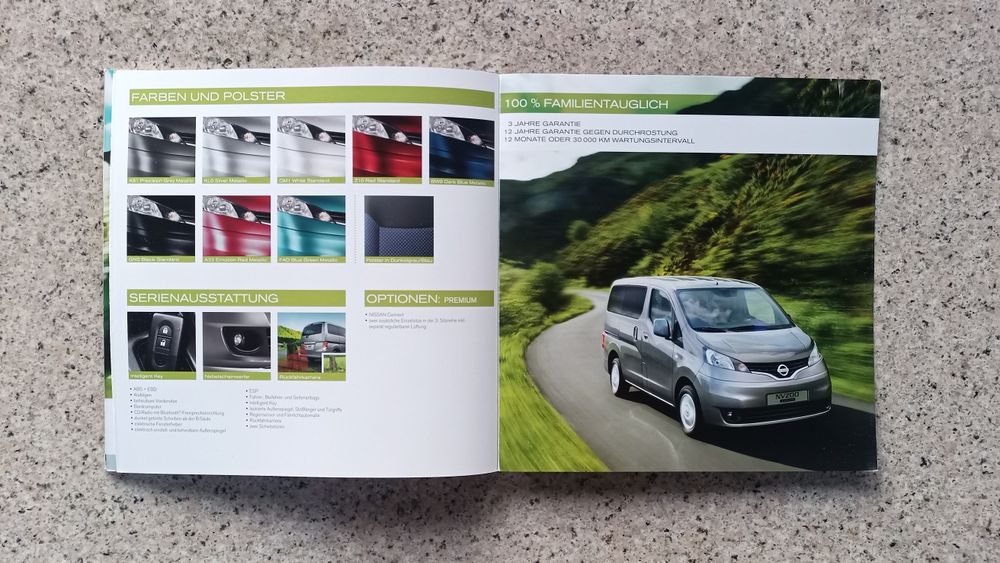 NISSAN NV200 Evalia Prospekt