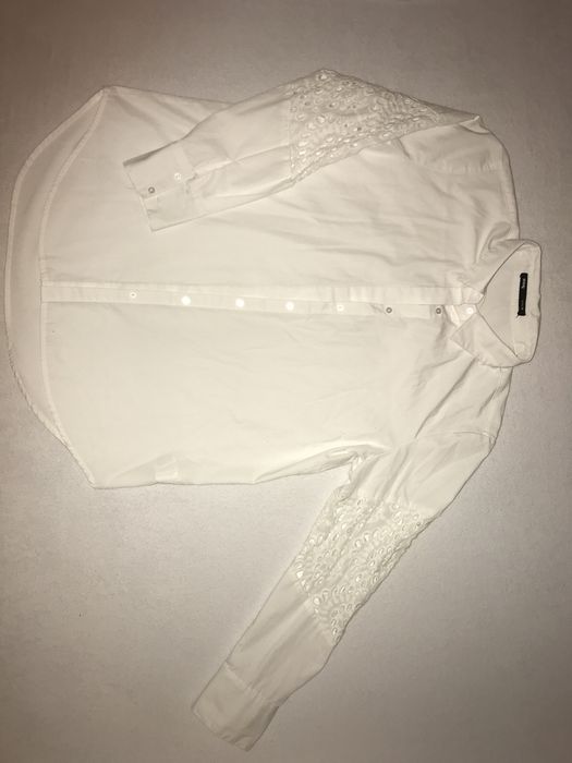 Bluzka biała koszulowa