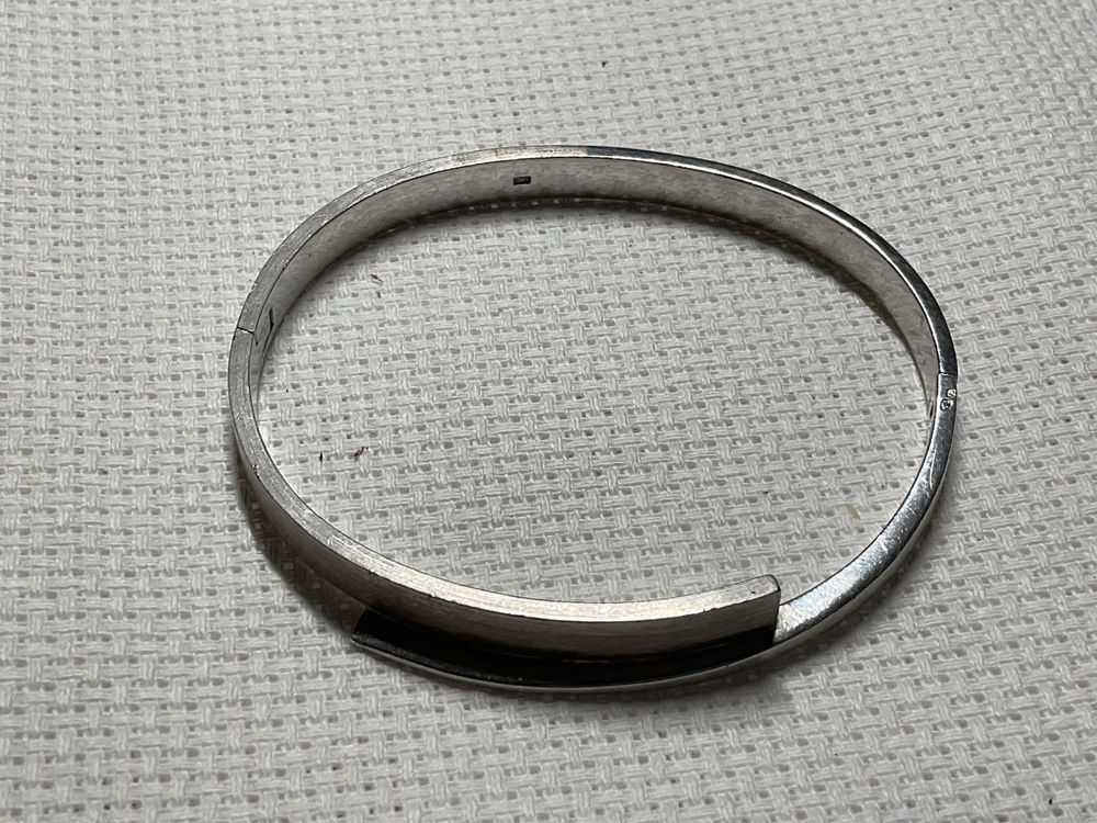 Pulseira em prata com punção Águia