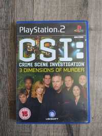 Gra PS2 CSI Crime Scene Investigation 3 Dimension of Murder