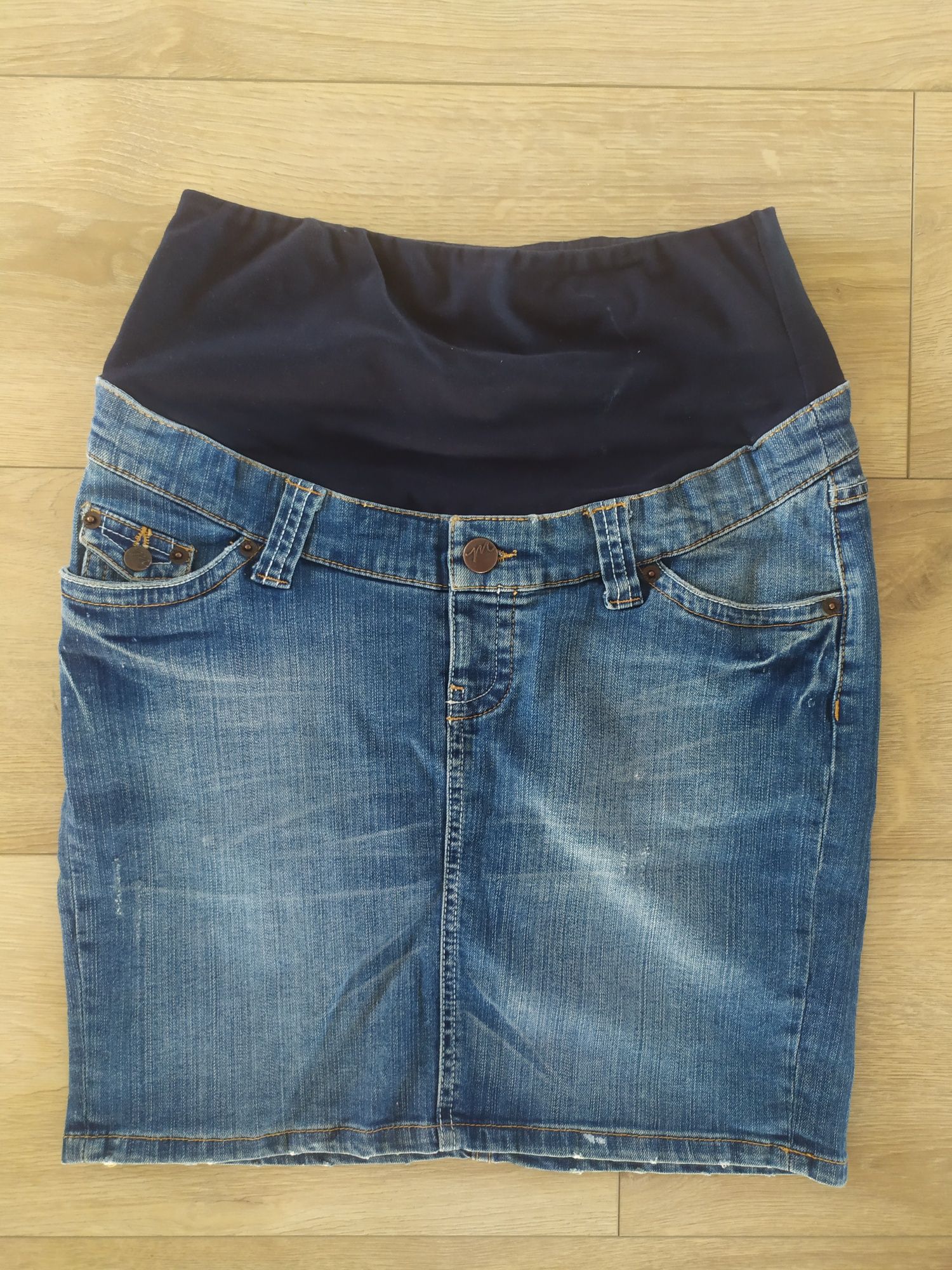 Spódnica ciążowa jeans H&M mama 36 S