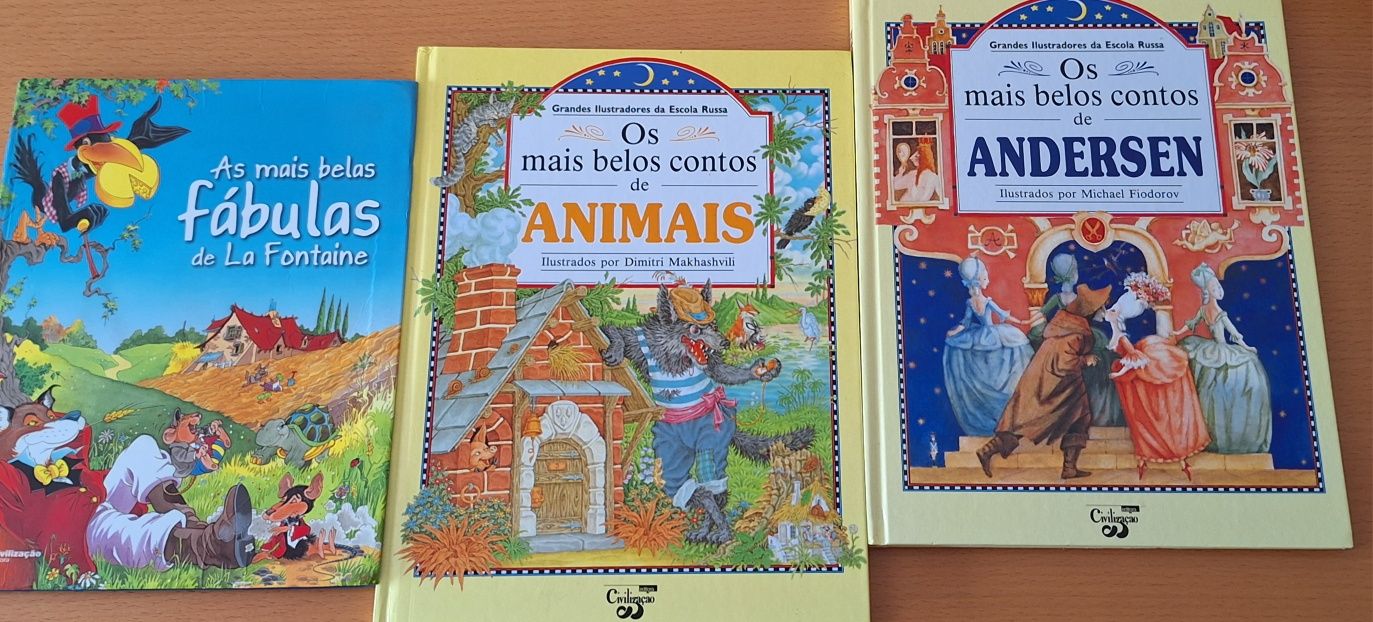Livros de contos e historias para crianças