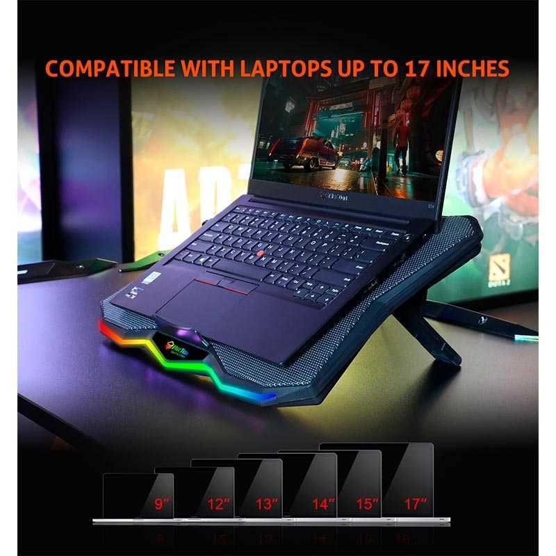 Кулер для ноутбука MEETION CP4040 Gaming Cooling Pad |9-17"|